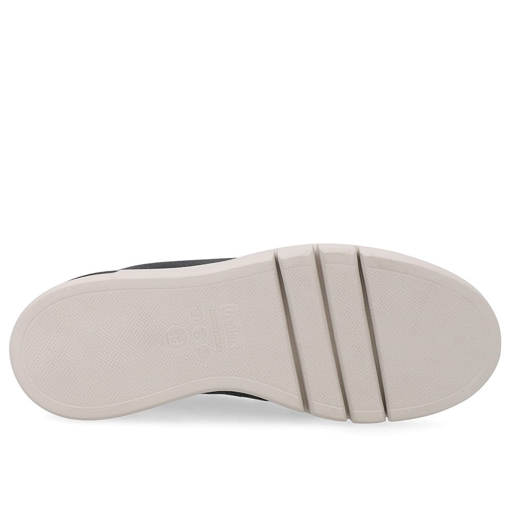 Tênis Couro Preto Detalhes Laser Preto 5