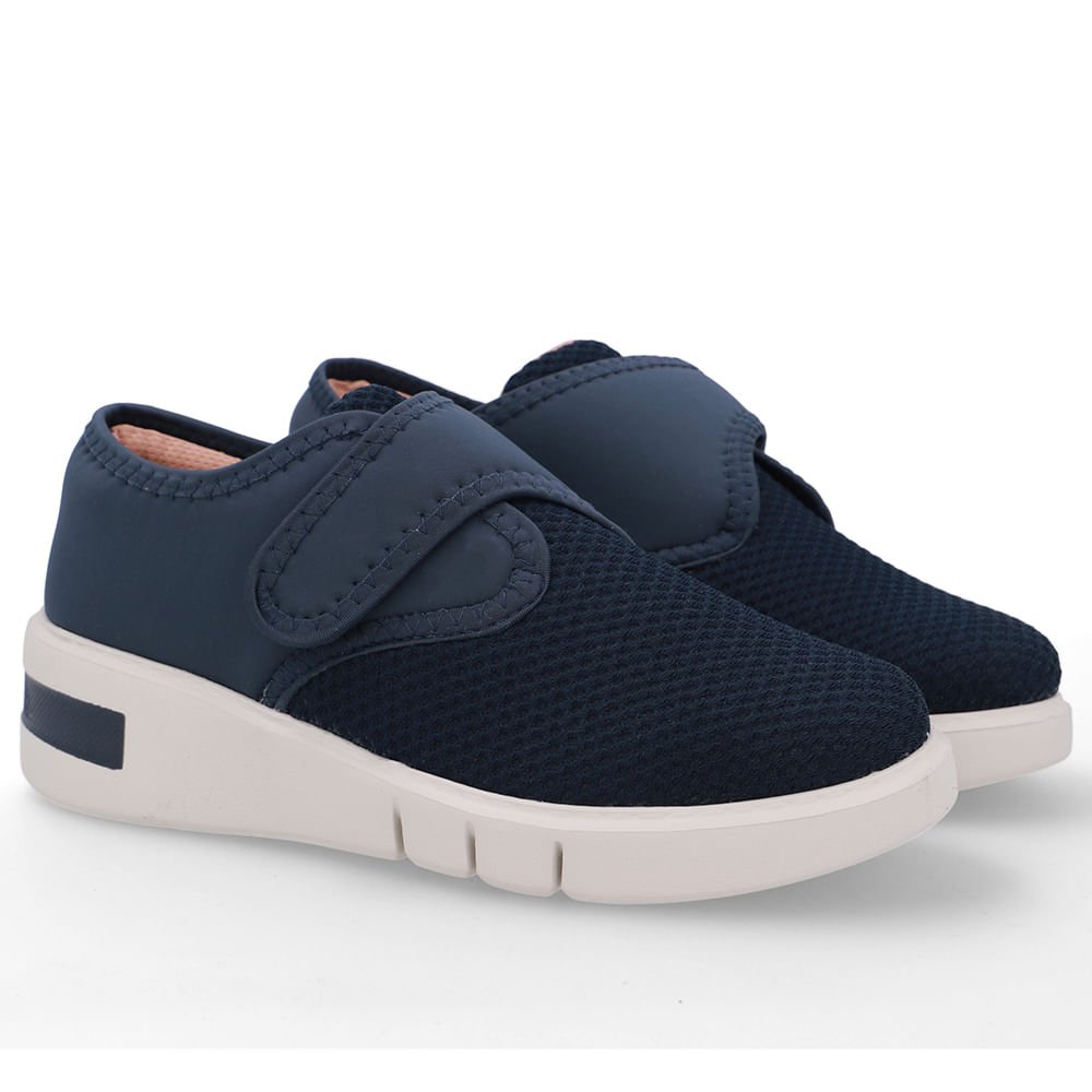 Tênis Tecido Azul Fecho-Flex Azul 2