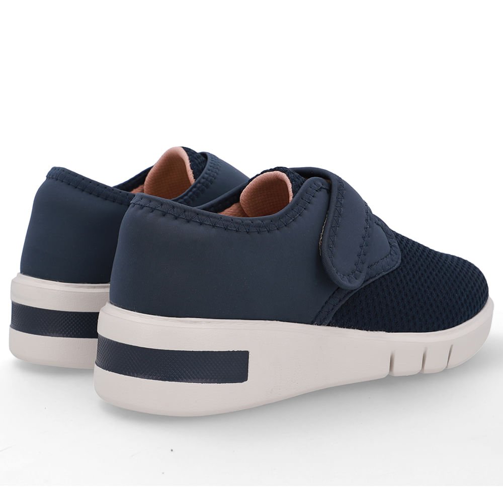 Tênis Tecido Azul Fecho-Flex Azul 3