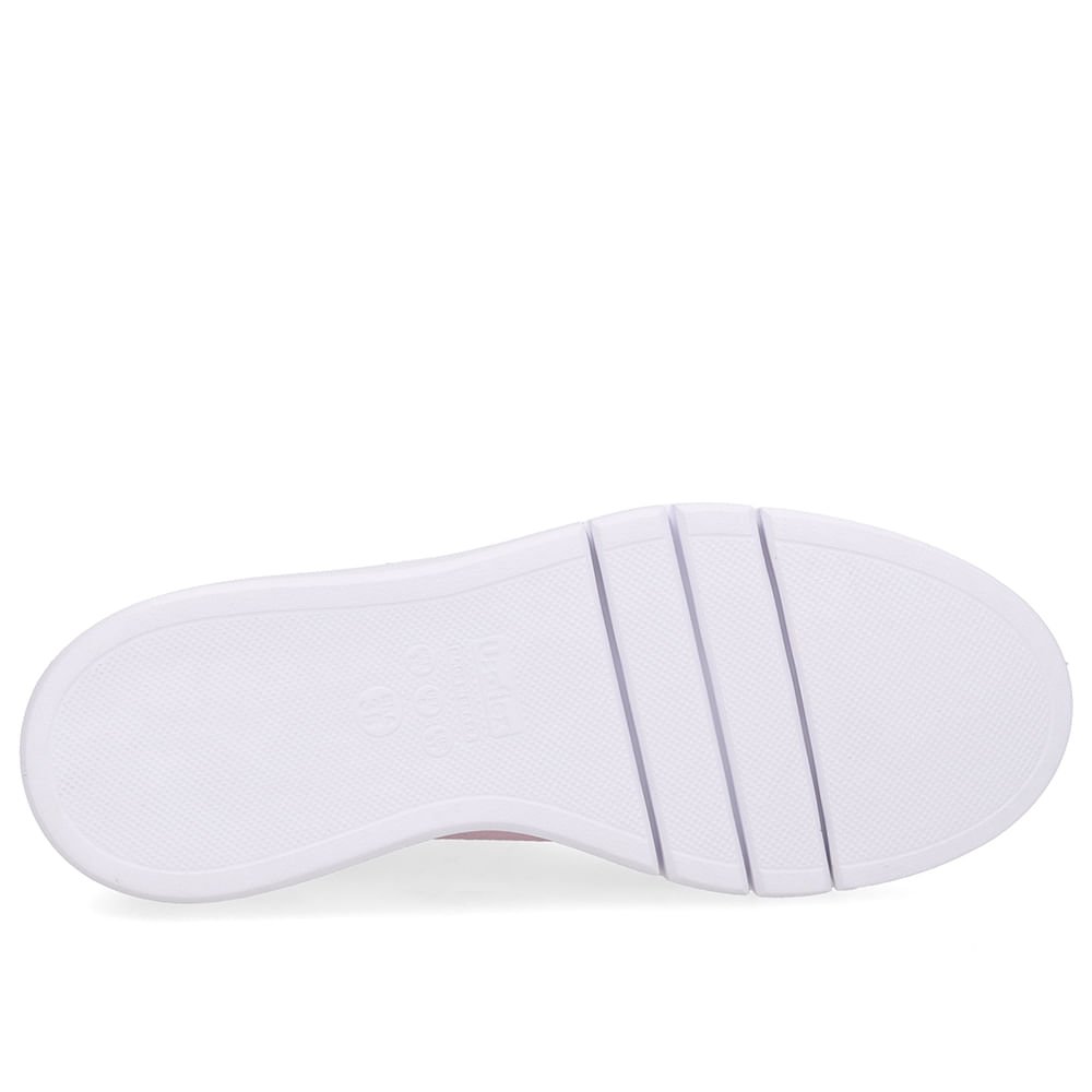 Tênis Couro Rosa Detalhes Laser Rosa 5