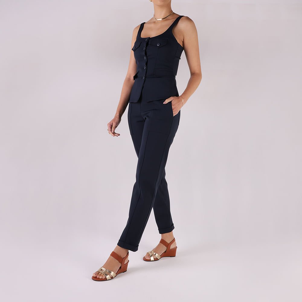 Sandália Salto Anabela Dourada Tira Elástico Marrom/Dourado 4