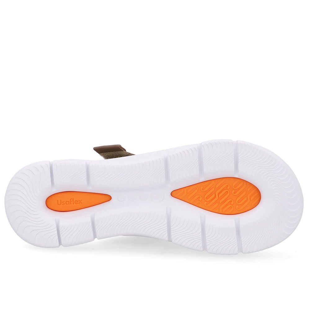 Sandália Salto Plataforma Couro Marrom Fendi Duas Tiras Marrom 5