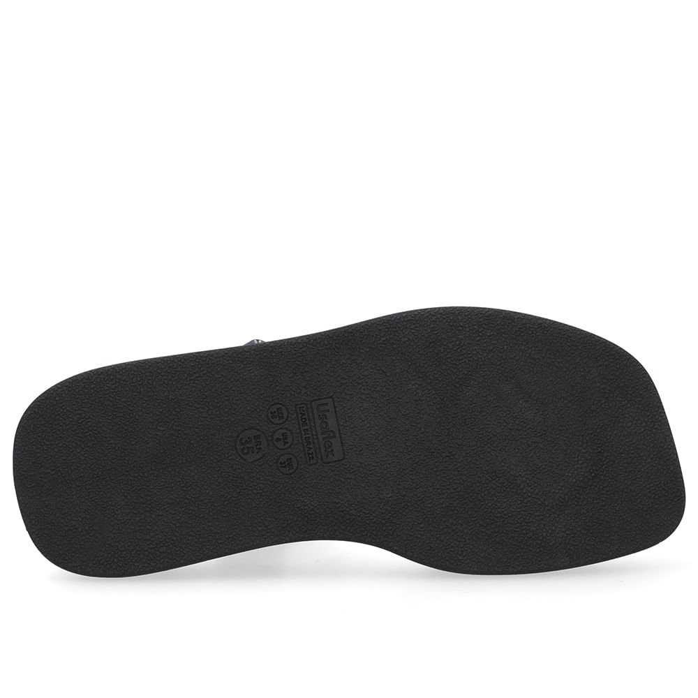 Sandália Couro Aço Detalhe Aço Aço 5