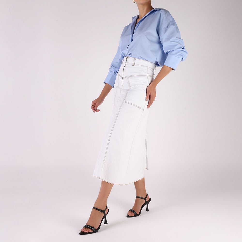 Sandália Salto Alto Couro Preta Bico Folha Preto 4