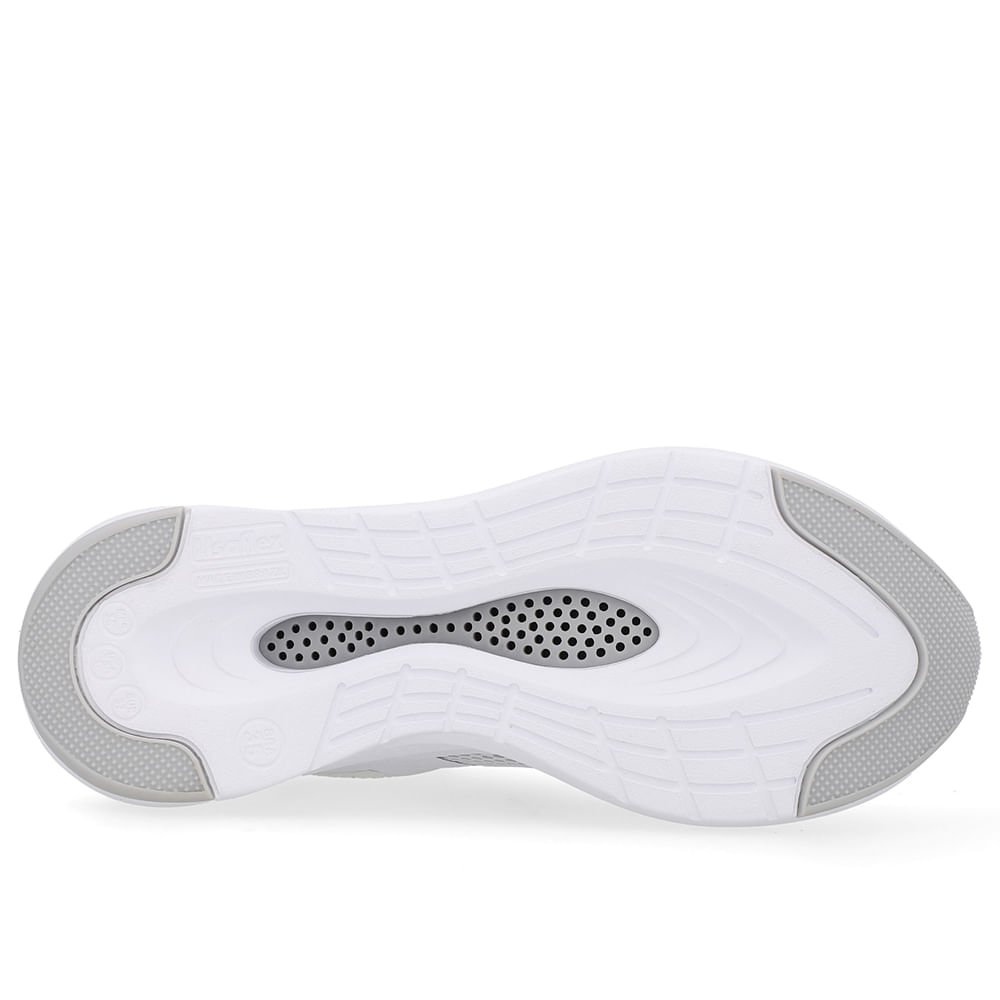 Tênis Cadarço Básico Branco Tecido Branco 5