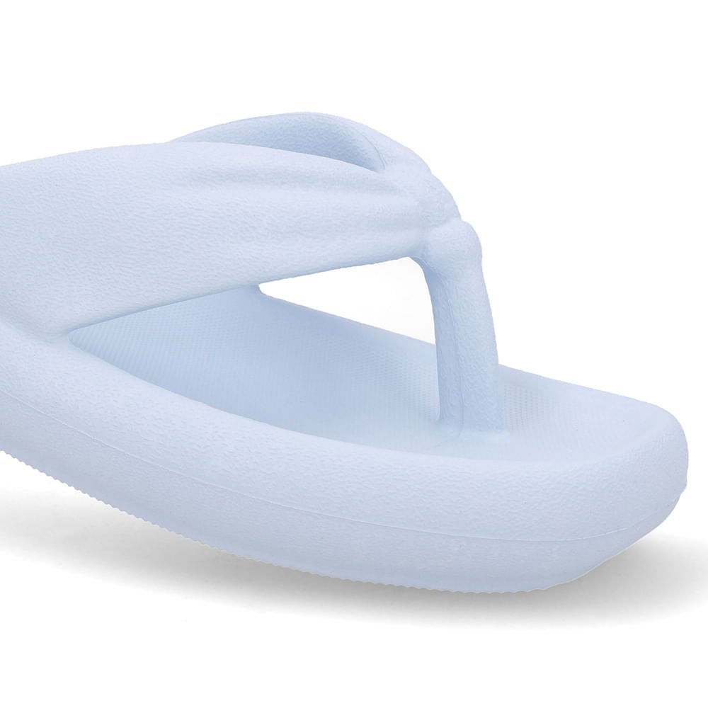 Chinelo Azul Poofy Bico Quadrado Eva Azul 4