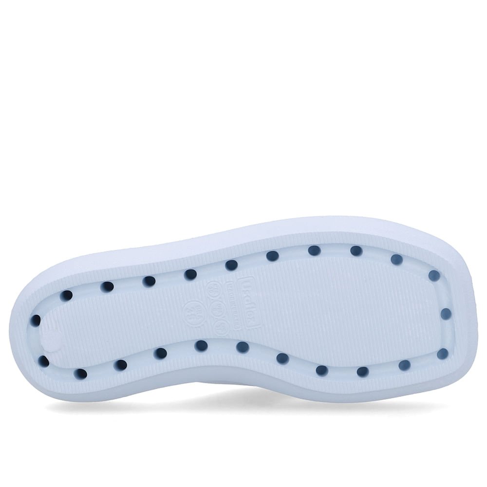 Chinelo Azul Poofy Bico Quadrado Eva Azul 5