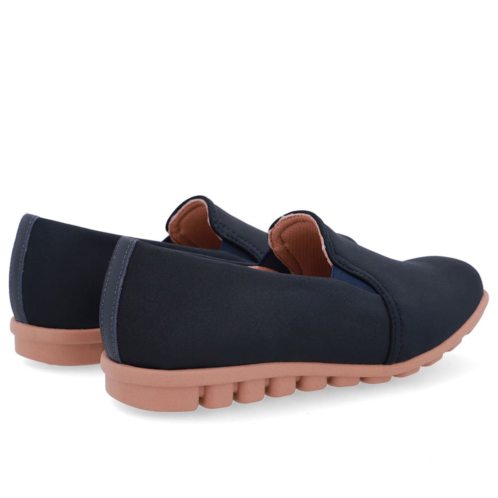 Loafer Azul Elastano Básico Azul 3