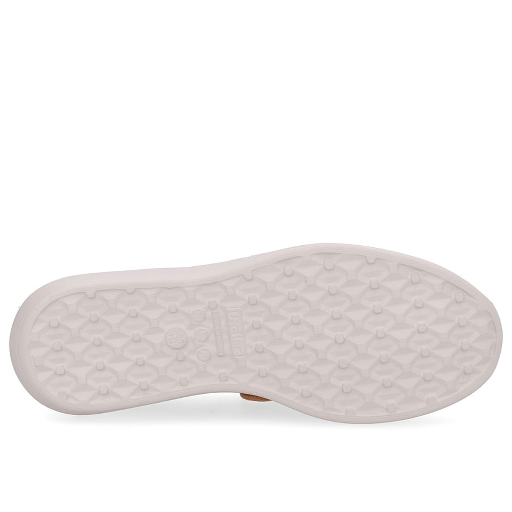 Tênis Tricot Bege Creme Cadarço Creme 5