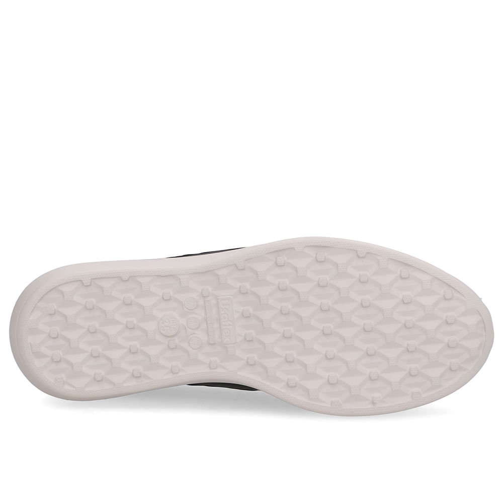 Tênis Slip On Elastano Preto Preto 5