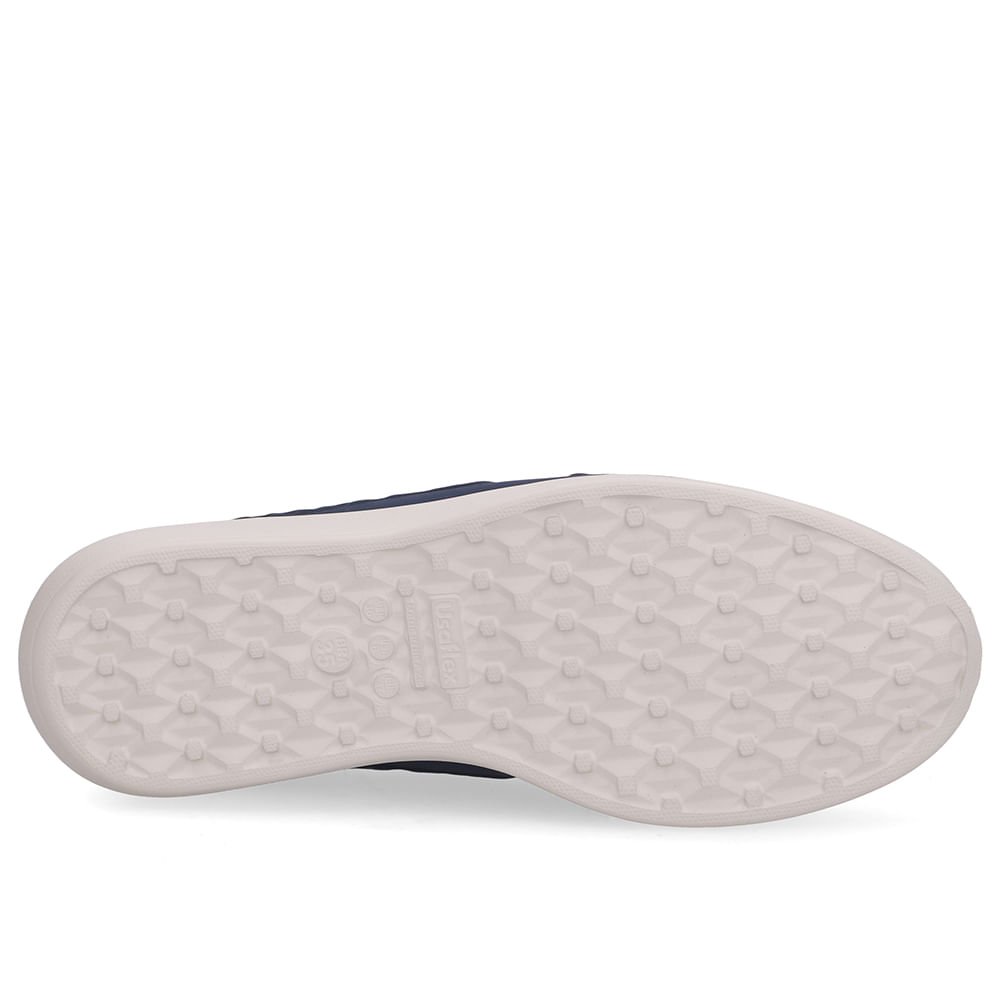 Tênis Slip On Elastano Azul Azul 5