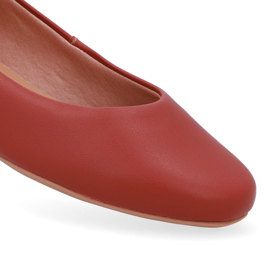 Sapatilha Marrom Terracota Couro Terracota 4