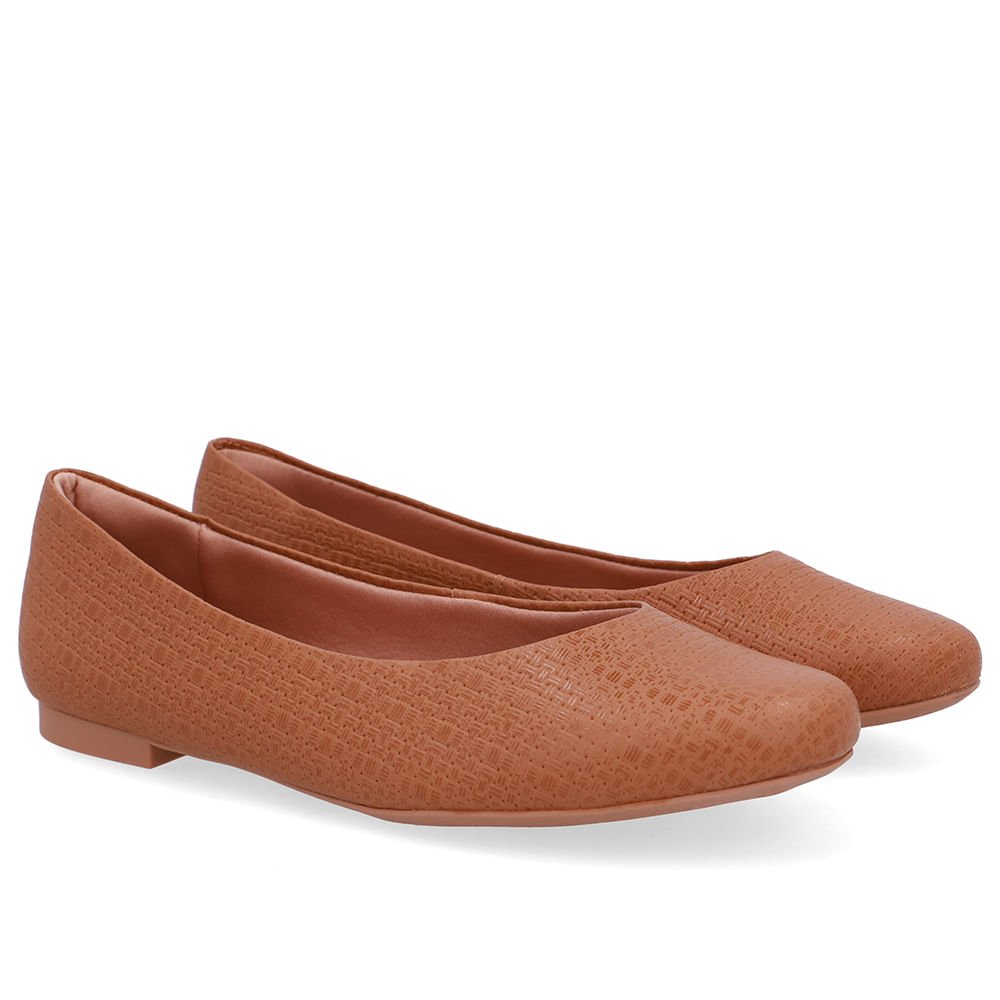 Sapatilha Marrom Couro Marrom 2