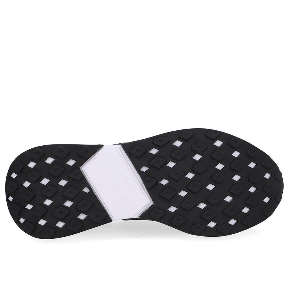 Tênis Couro Preto Zíper Lateral Preto 5