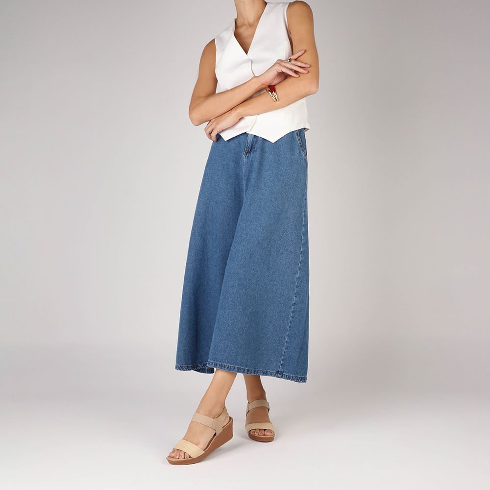 Sandália Salto Anabela Tira Ráfia Couro Bege Bege 4