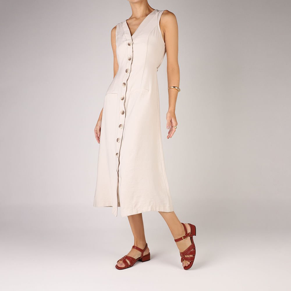 Sandália Couro Marrom Tiras Marrom 4