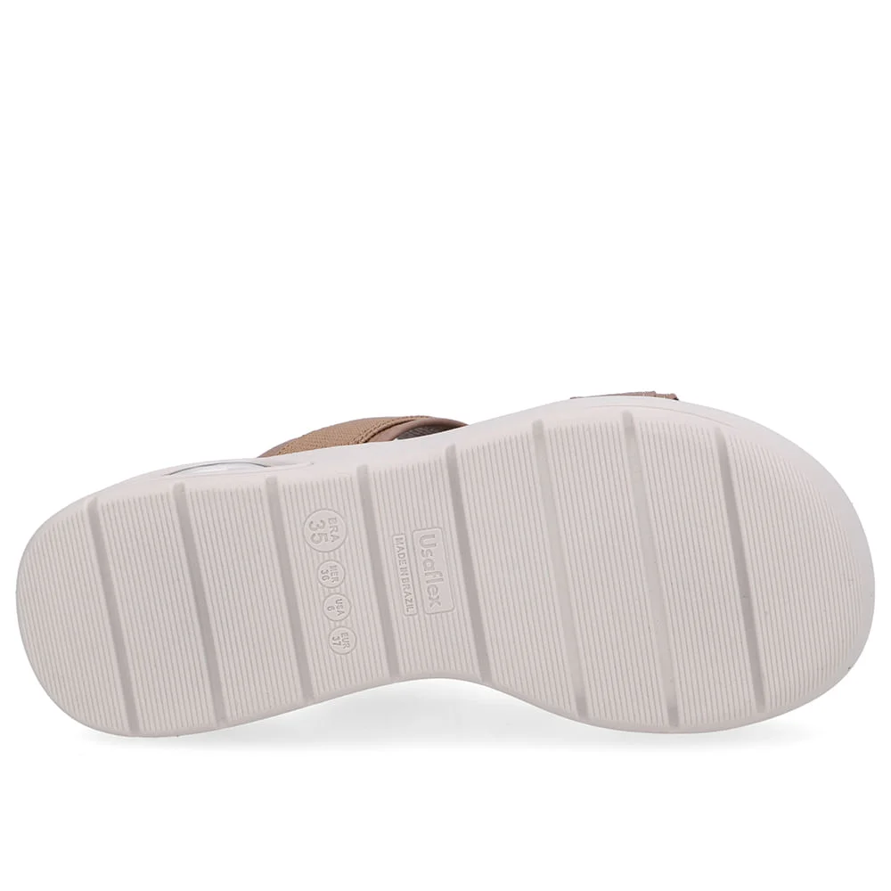 Tamanco Salto Bloco Redondo Couro Marrom Marrom 5