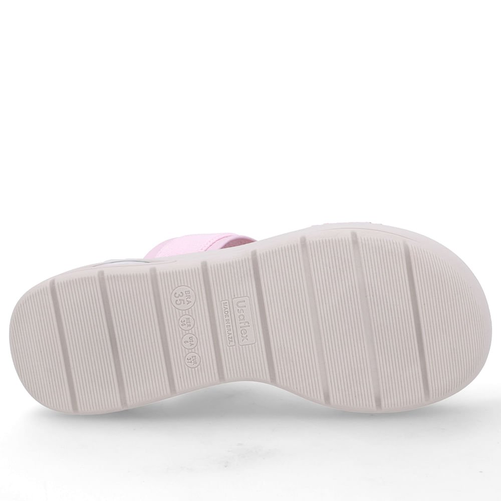 Tamanco Salto Bloco Redondo Couro Rosa Rosa 5