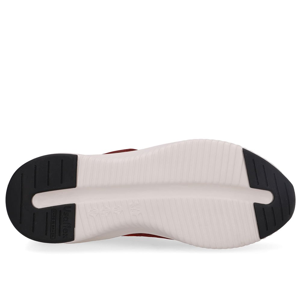 Tênis Vermelho Tecido Tira Elástico Vermelho 5