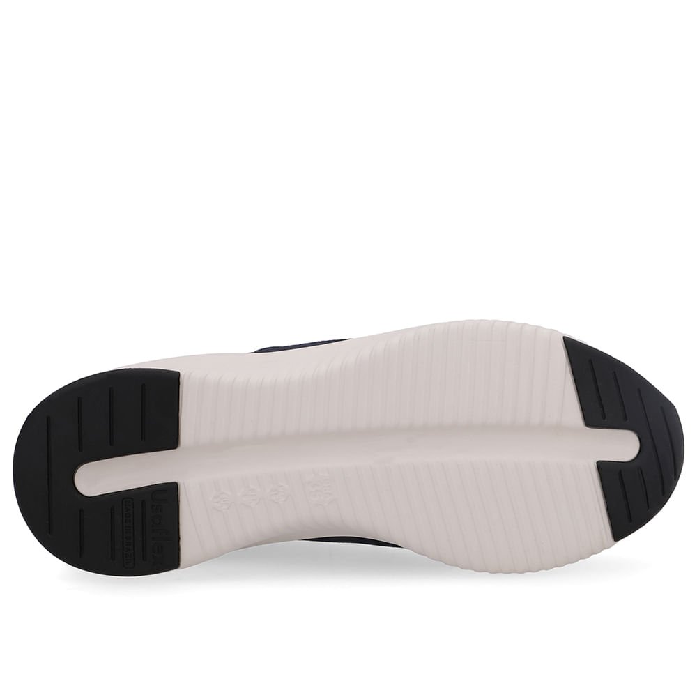 Tênis Azul Tecido Matelassê Cadarço Elástico Azul 5