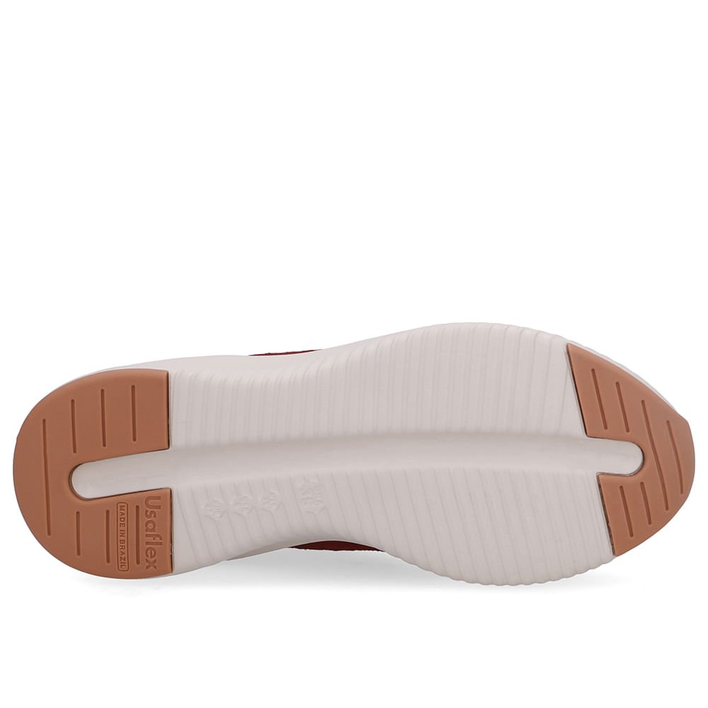 Tênis Vermelho Tecido Matelassê Cadarço Elástico Vermelho 5