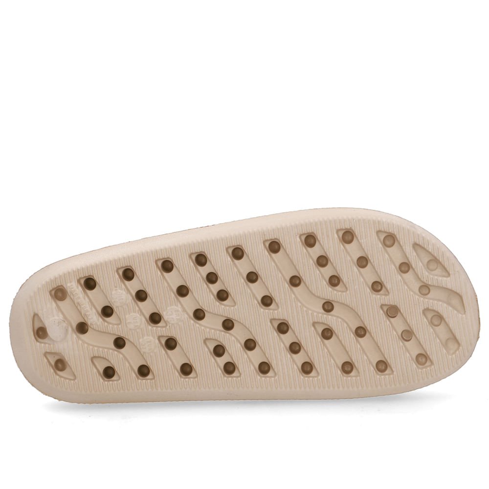 Chinelo Slide Dourada Poofy Salto Plataforma Eva Dourado 5