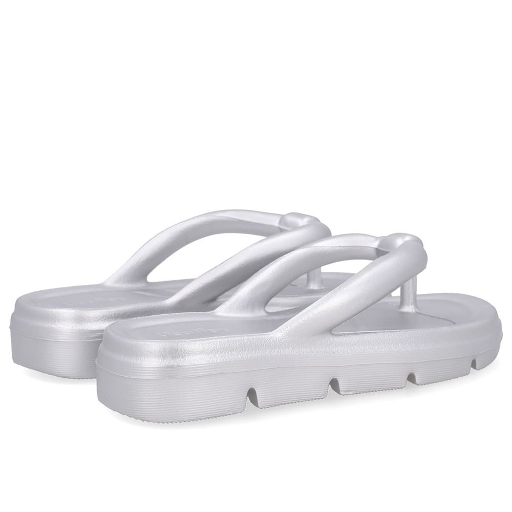 Chinelo Prata Poofy Plataforma Eva Prata 3