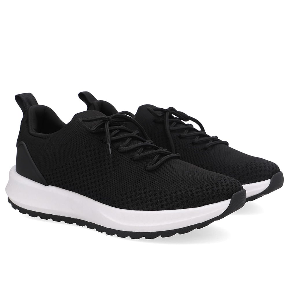 Tênis Poofy Tecido Preto Preto 2