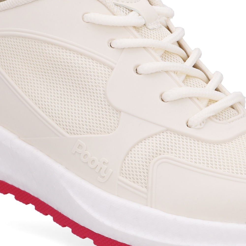 Tênis Poofy Tecido Bege Bege 4