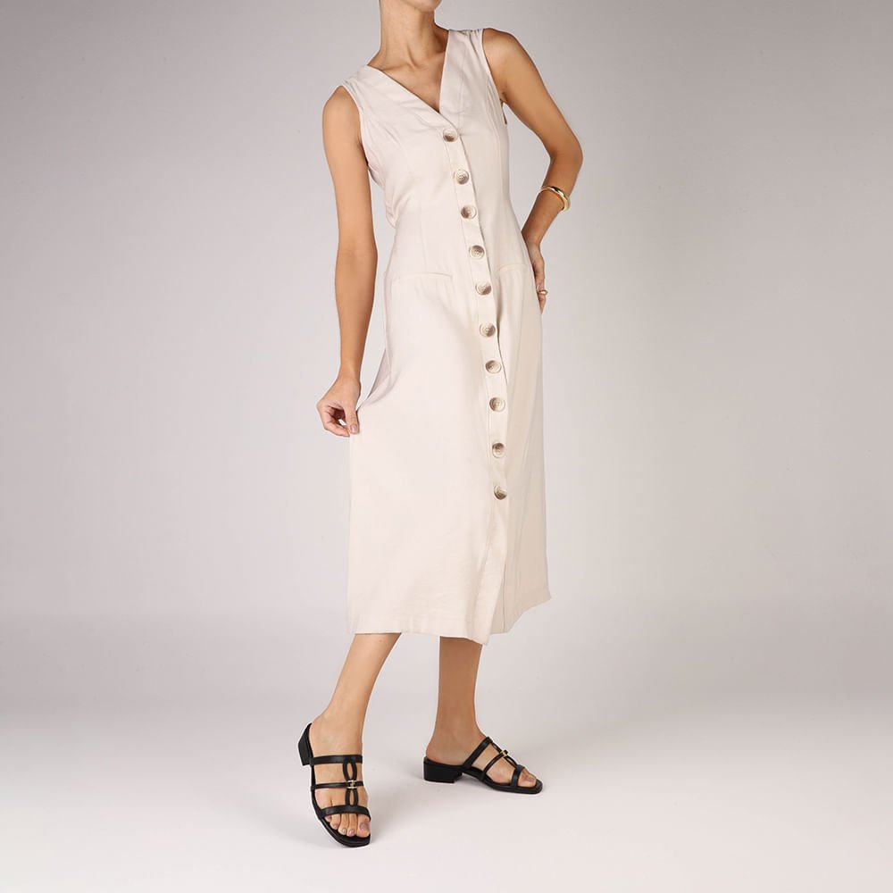 Tamanco Salto Bloco Couro Preto Preto 3