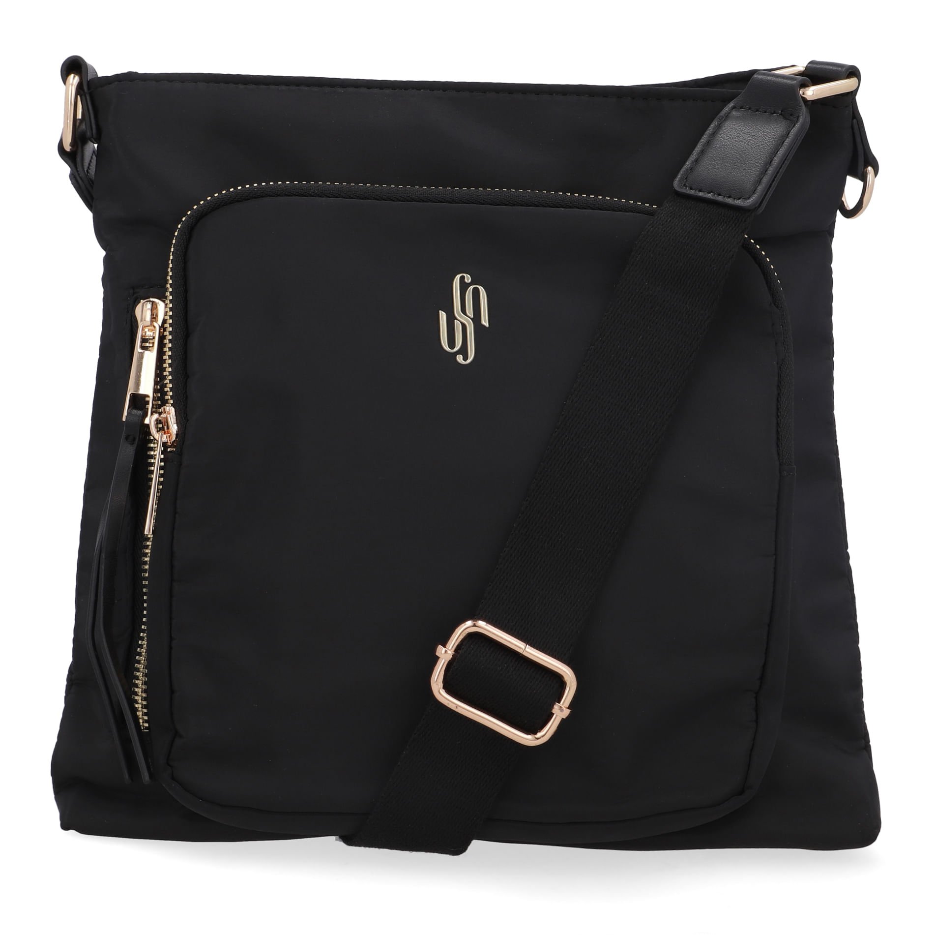 Bolsa Tiracolo Nylon Preta