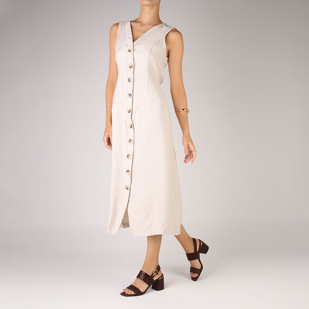 Sandália Salto Bloco Couro Marrom Tramado Marrom 3