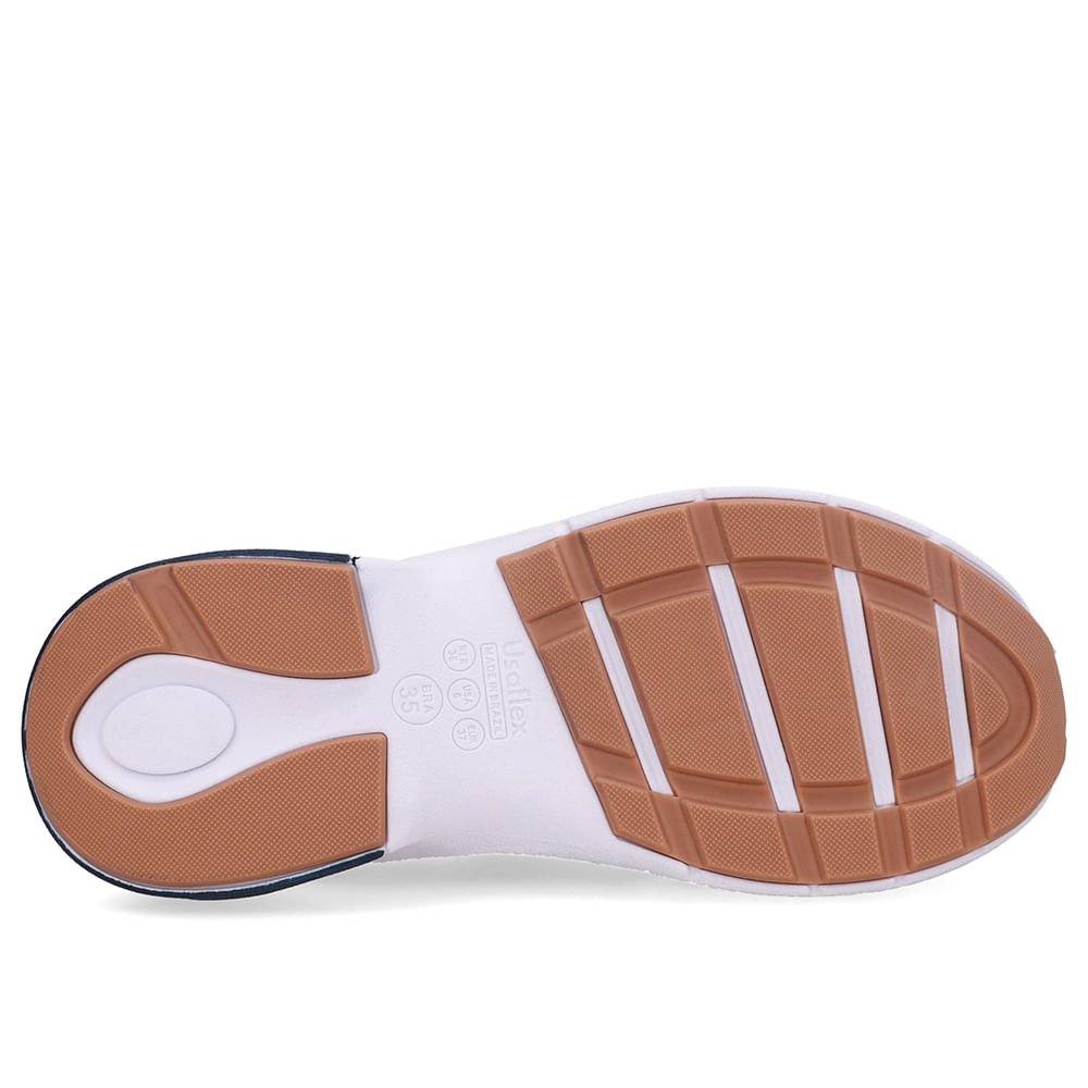 Tênis Lateral Tecido Azul Cadarço Azul 4