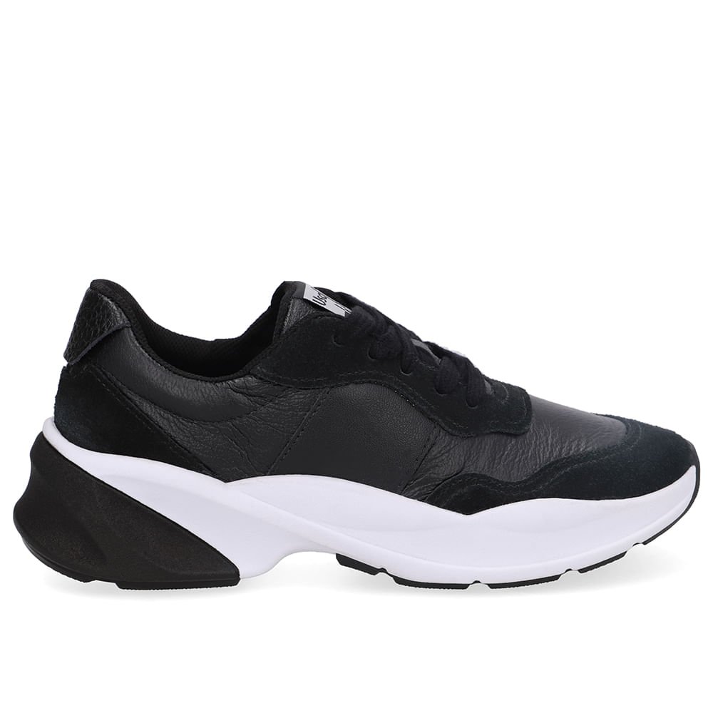 Tênis Tecido Preto Cadarço