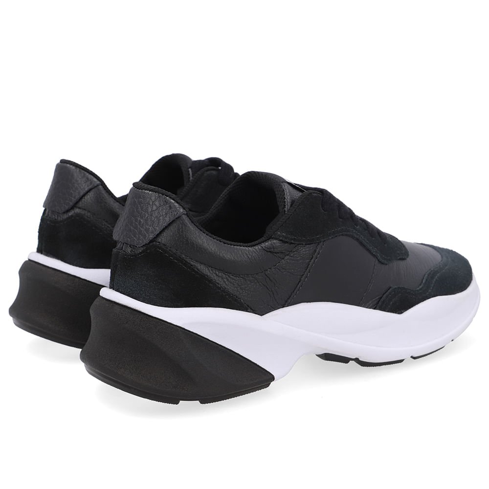 Tênis Tecido Preto Cadarço Preto 3