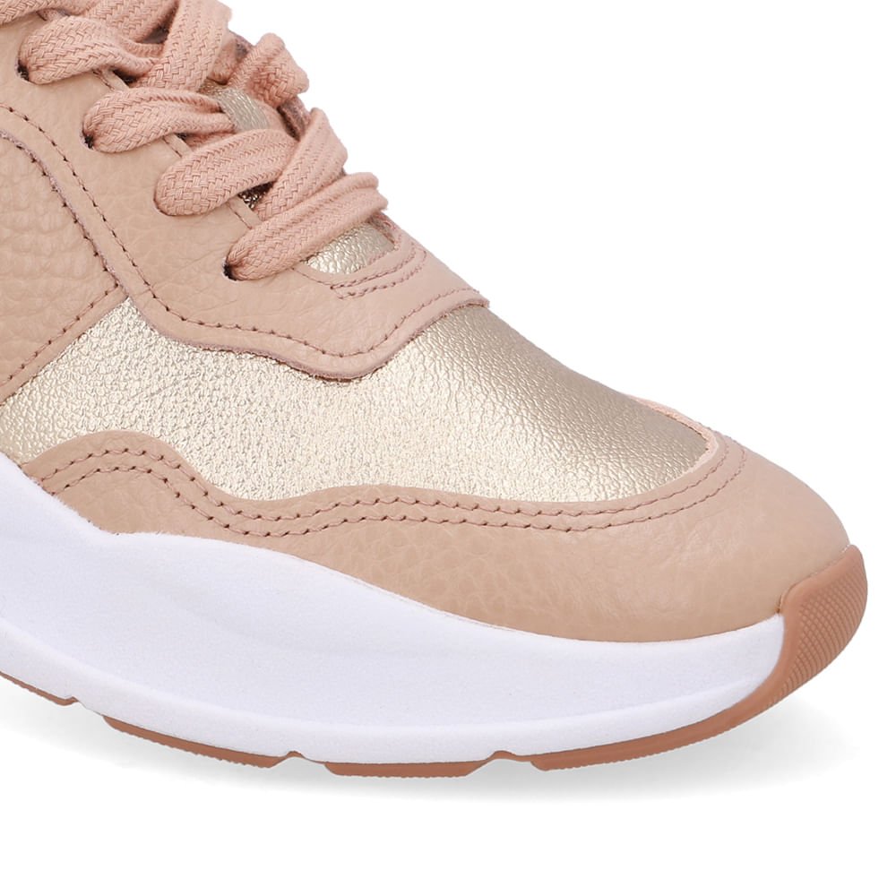 Tênis Tecido Bege Cadarço Bege 4