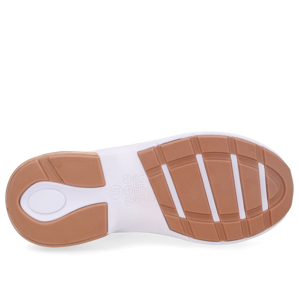 Tênis Tecido Bege Cadarço Bege 5