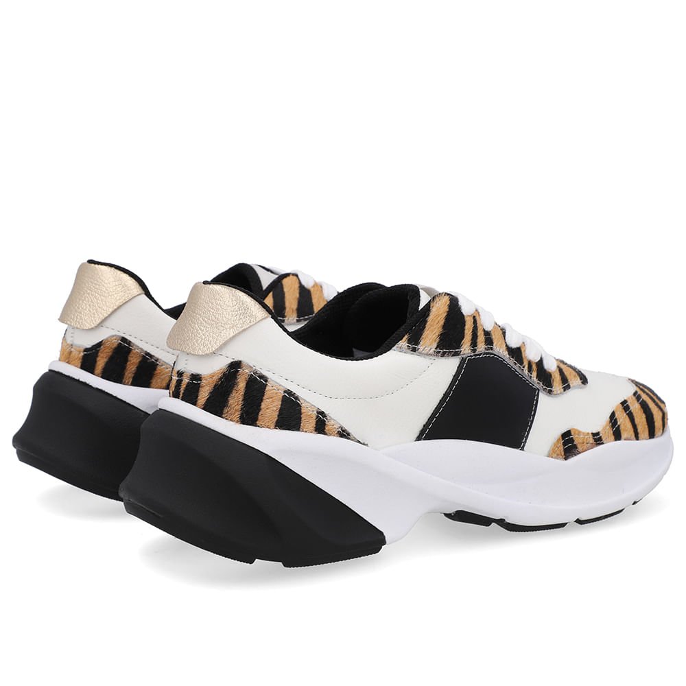 Tênis Tecido Animal Print Cadarço Multicores 3