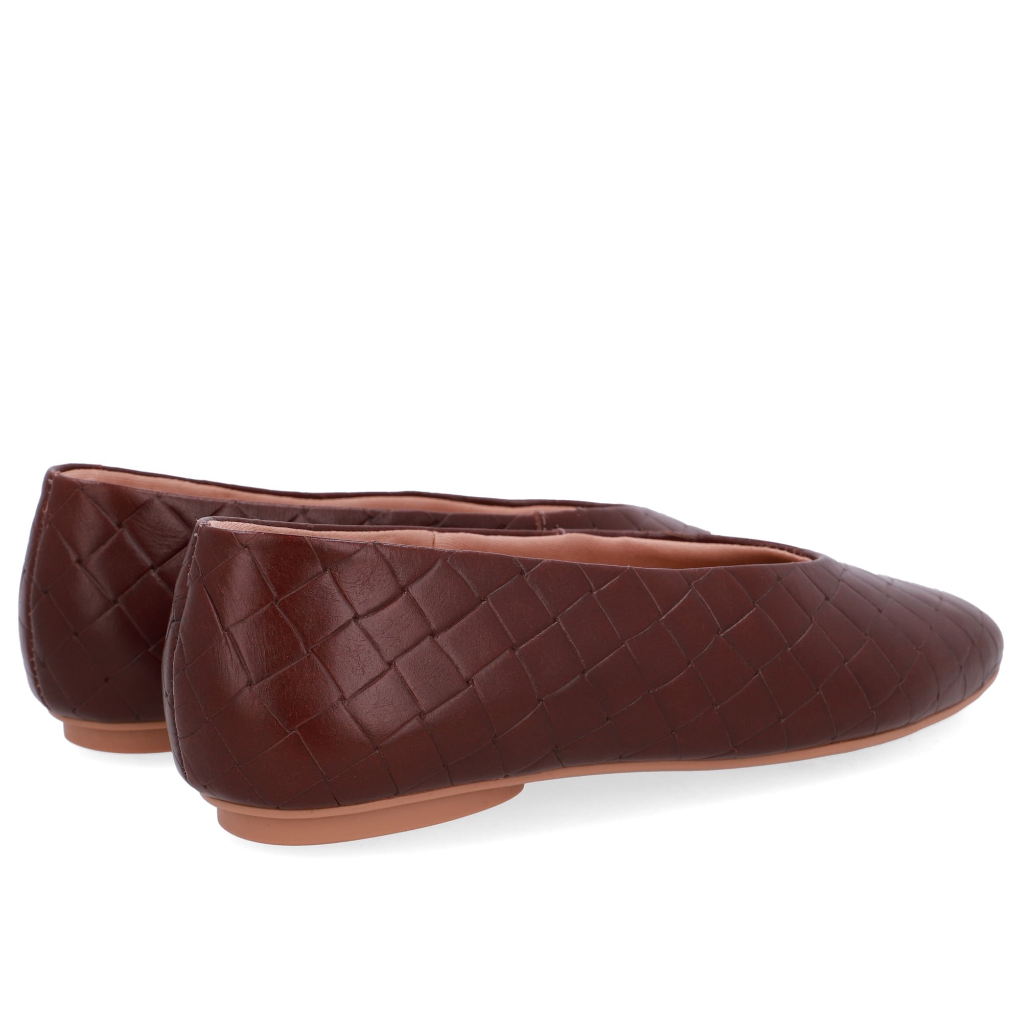 Sapatilha Marrom Couro Maxi Tressê Marrom 3