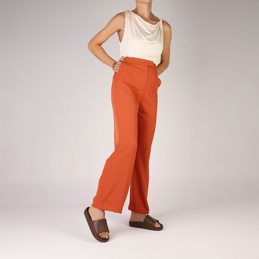 Chinelo Slide Marrom Poofy Salto Plataforma Eva Marrom 4