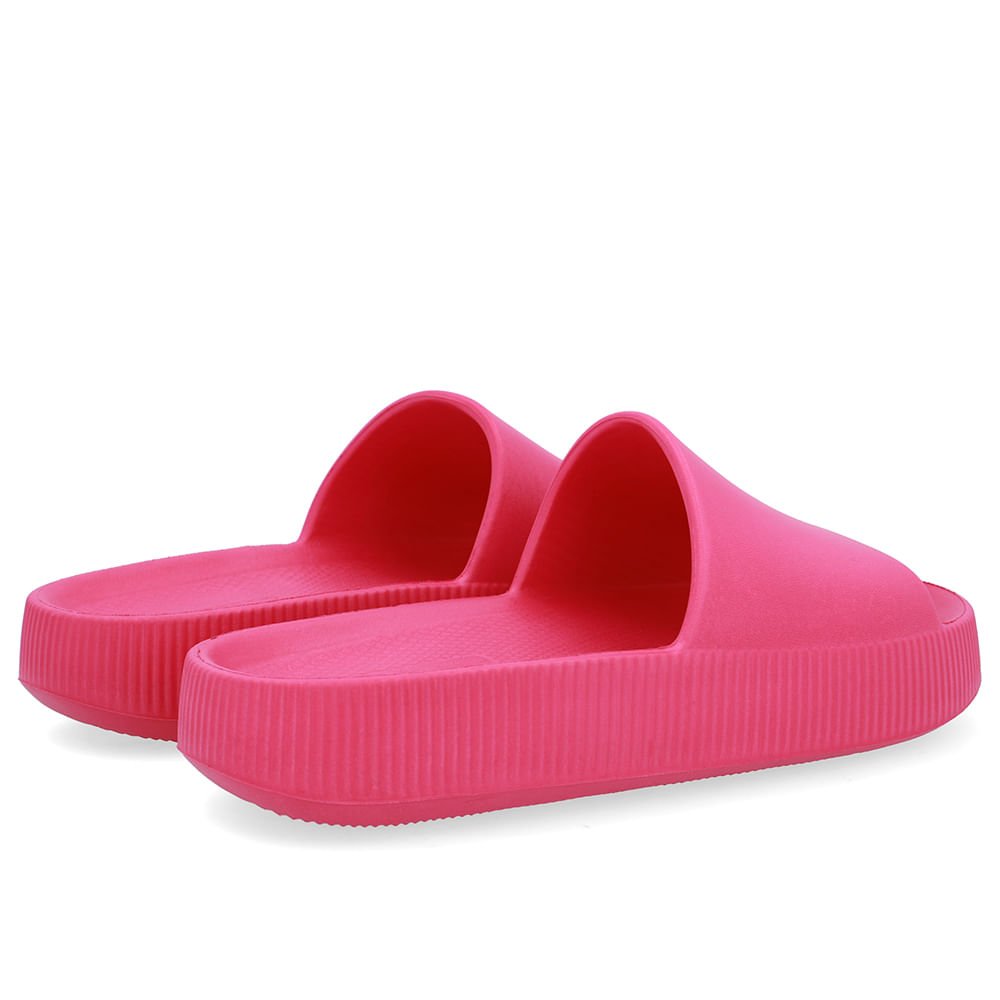 Chinelo Slide Rosa Fucsia Poofy Salto Plataforma Eva Rosa 3