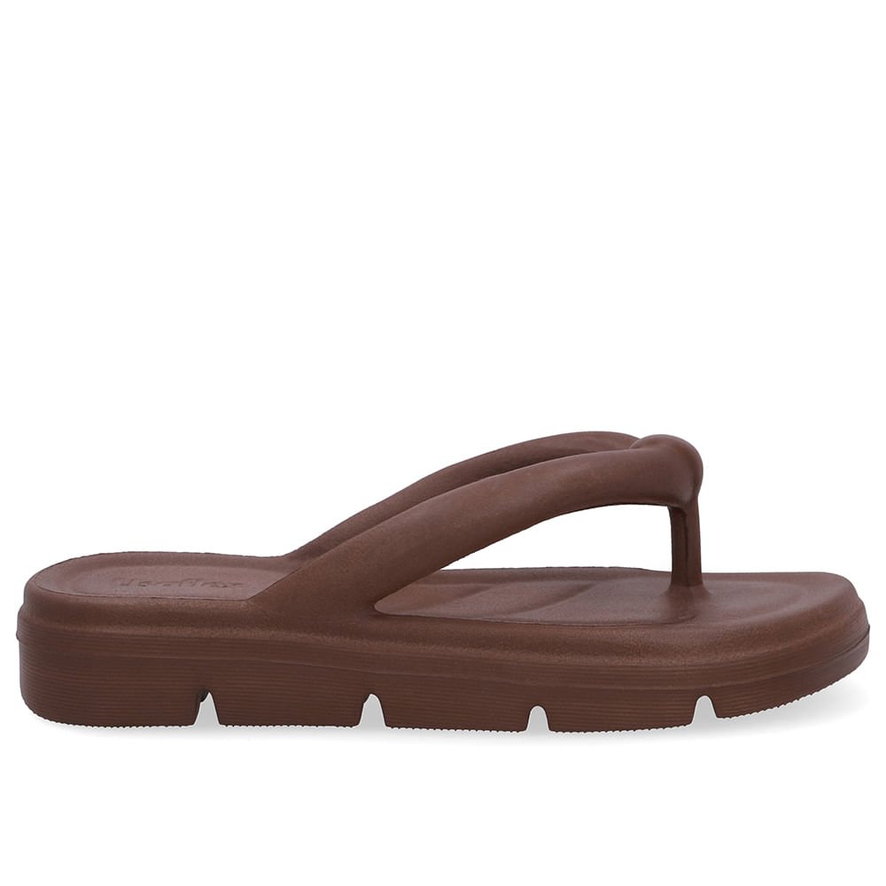 Chinelo Marrom Poofy Plataforma Eva