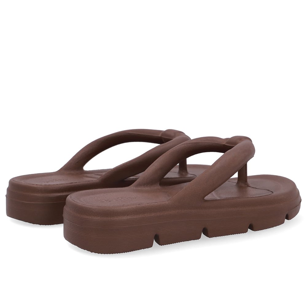 Chinelo Marrom Poofy Plataforma Eva Marrom 3