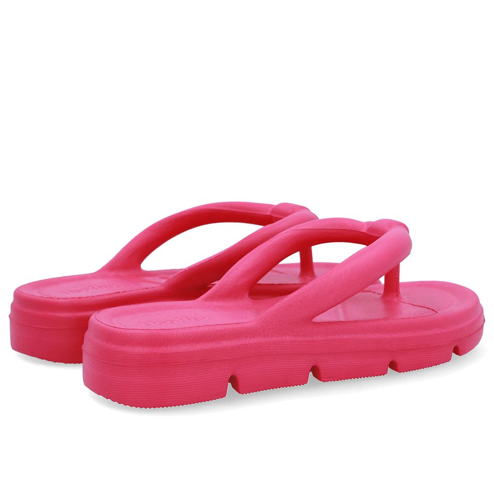 Chinelo Rosa Poofy Plataforma Eva Rosa 3
