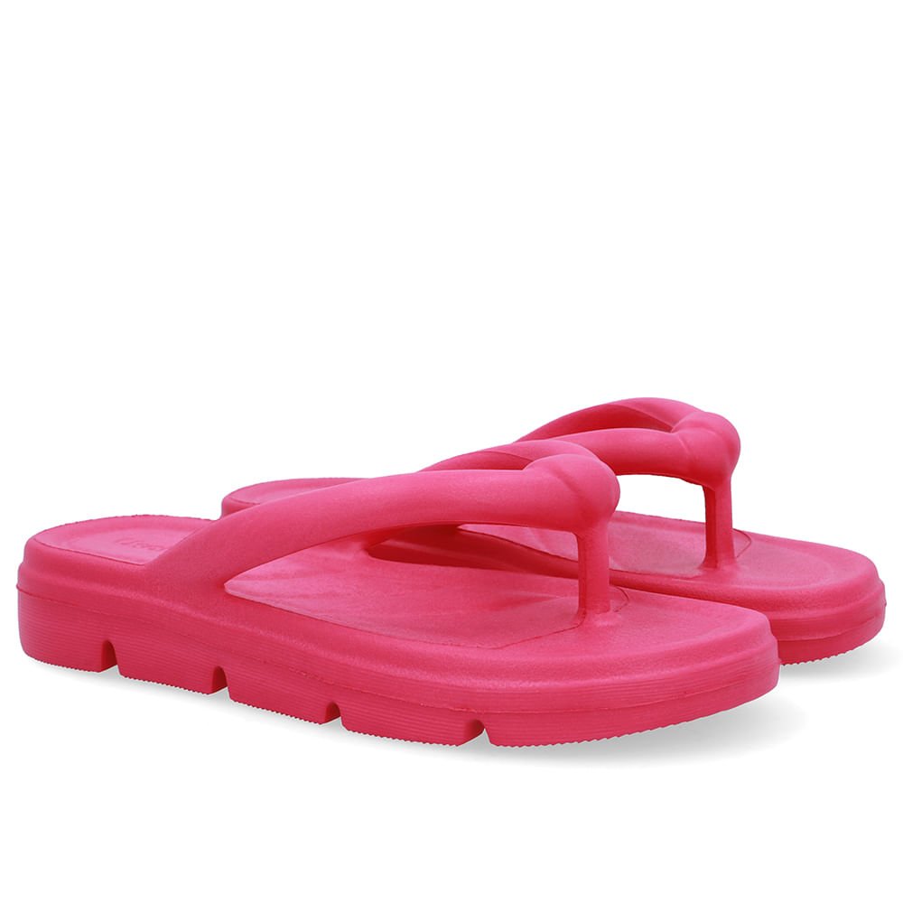 Chinelo Rosa Poofy Plataforma Eva Rosa 2
