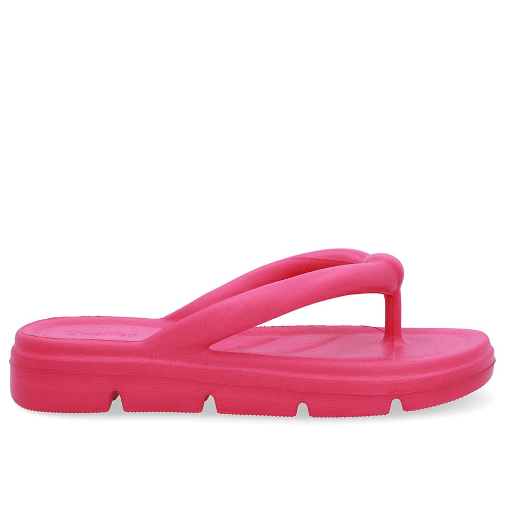 Chinelo Rosa Poofy Plataforma Eva
