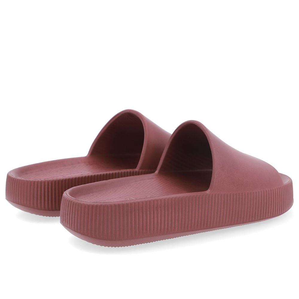 Chinelo Slide Marrom Poofy Salto Plataforma Eva Marrom 3