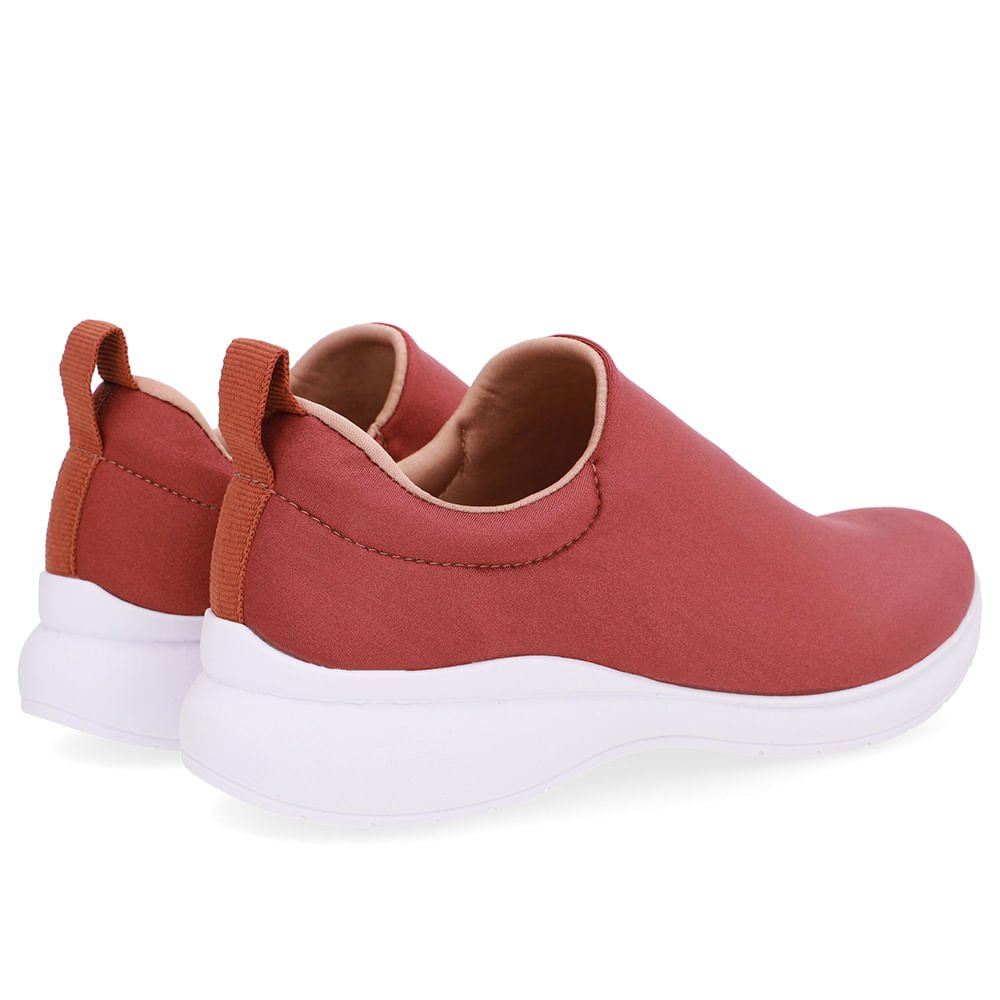 Tênis Slip On Marrom Elastano Marrom 3