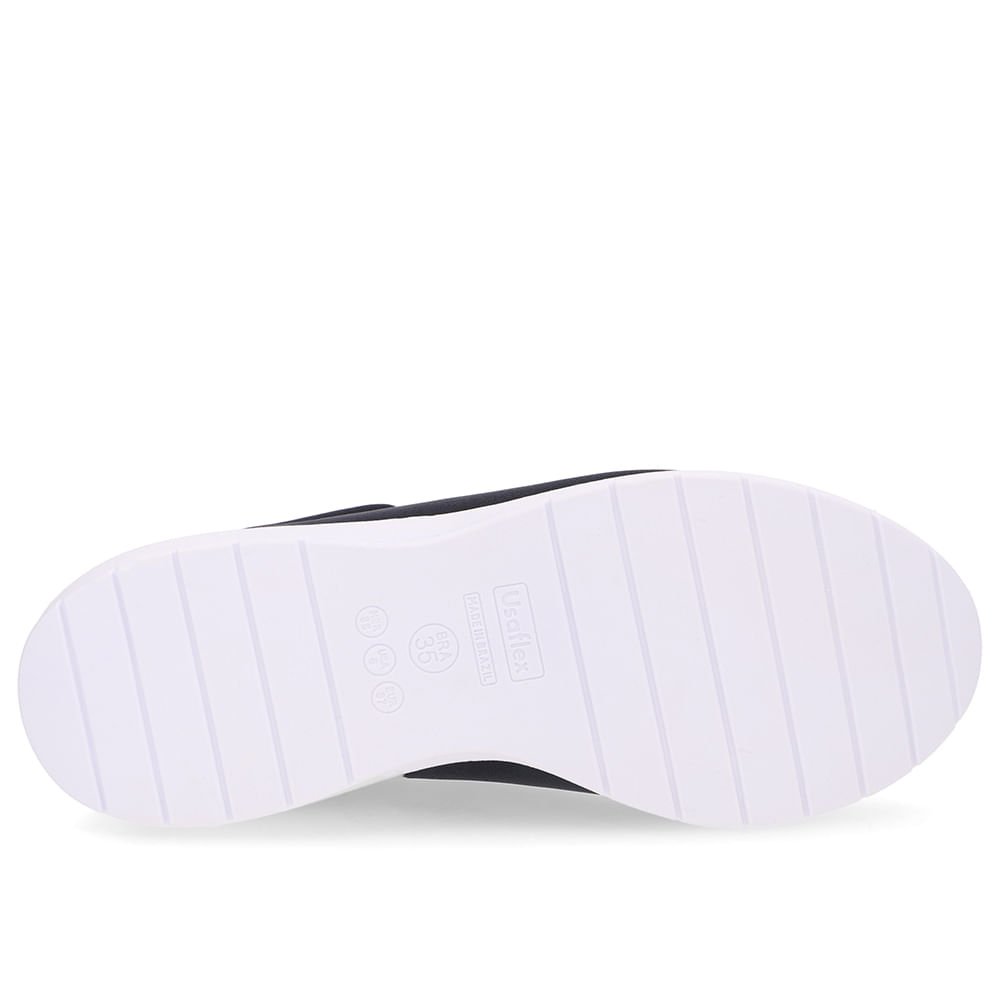 Tênis Slip On Azul Elastano Azul Marinho 5
