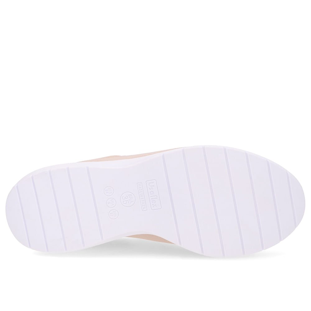 Tênis Slip On Bege Elastano Bege 5